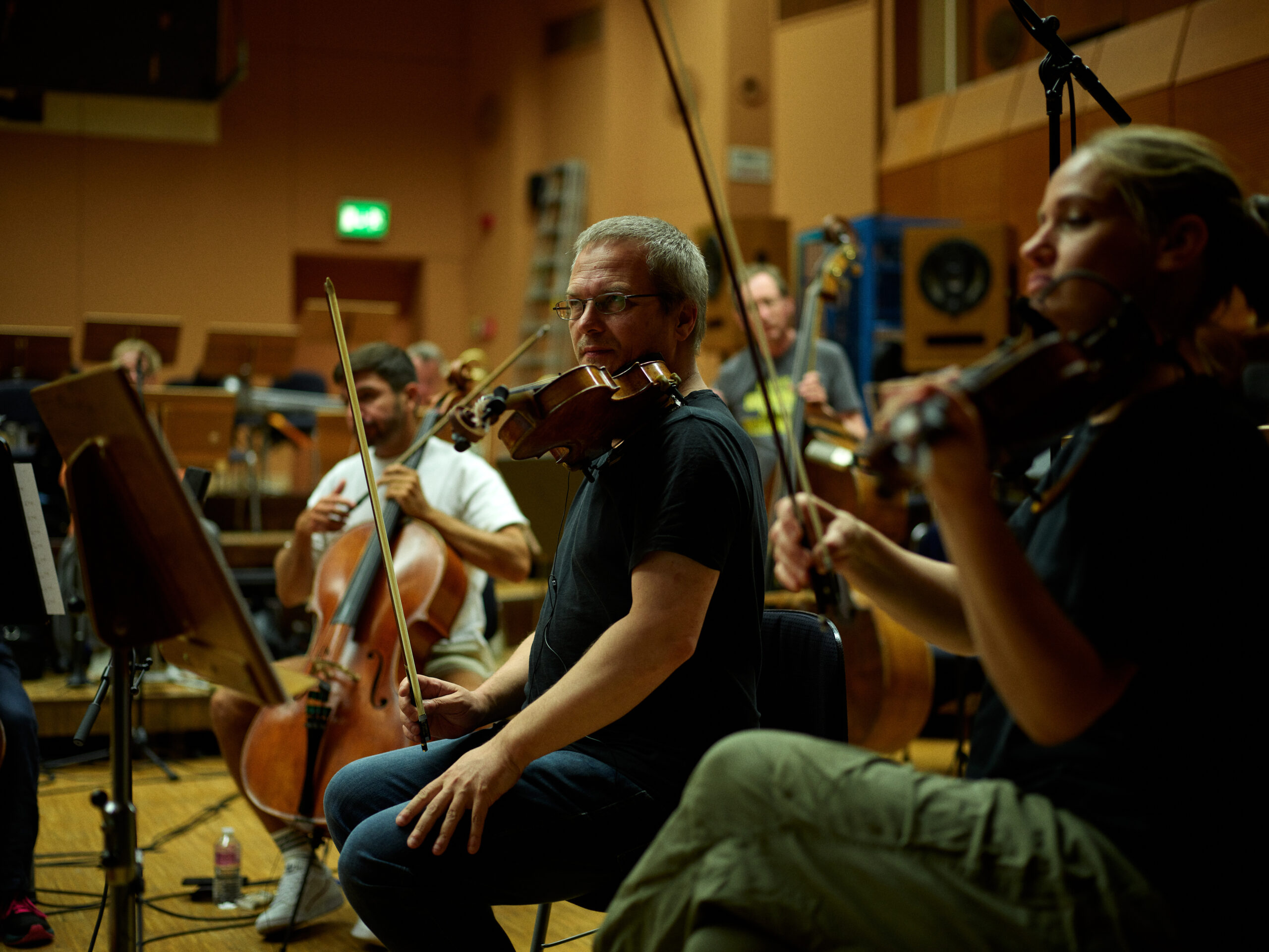 Recording "Das Lied" in Baden-Baden, Hans-Rosbaud-Studio, SWR